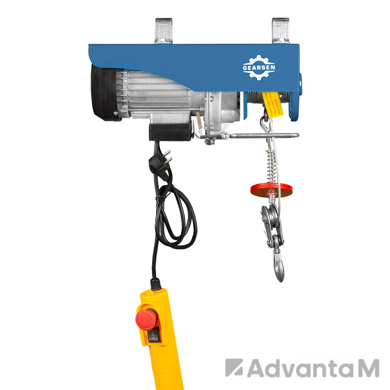 Таль электрическая мини стационарная (220В, 250/500кг, 20/10м) GEARSEN PA 25020