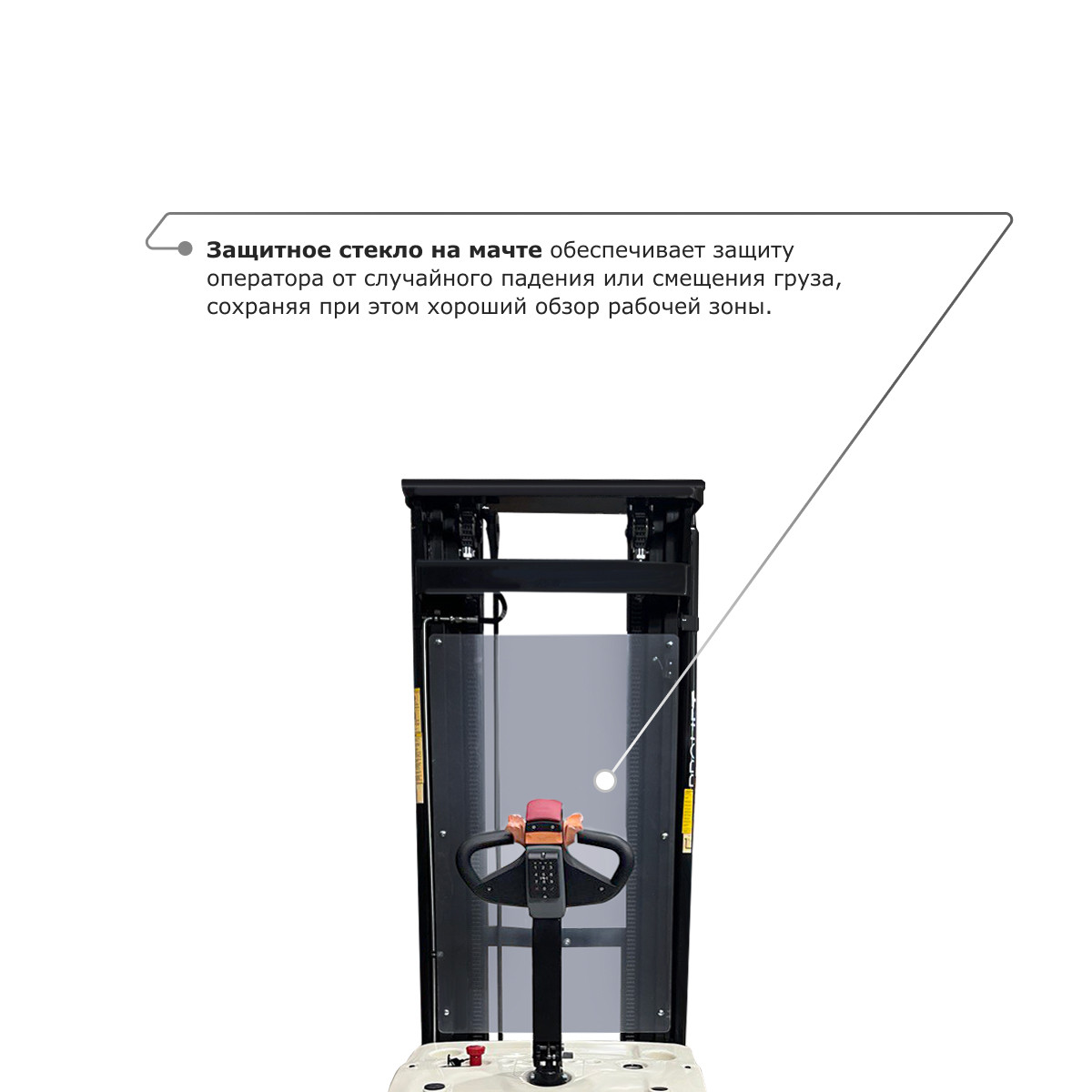 5 - Самоходный электроштабелер PROLIFT M2 SDR 2036 li-ion