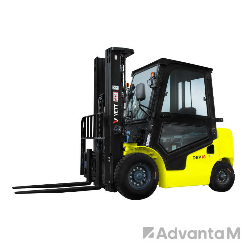 Дизельный погрузчик с кабиной YETT DRP18-WS5K2-ZSM480-SS-K
